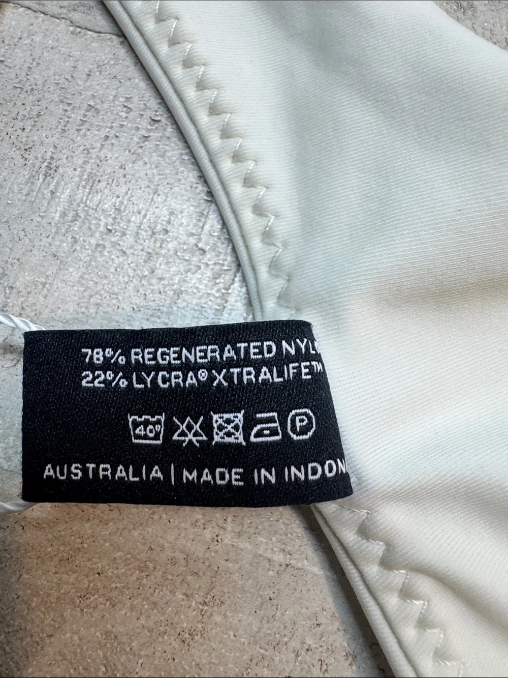 Palm swim + resort gathered elasticized